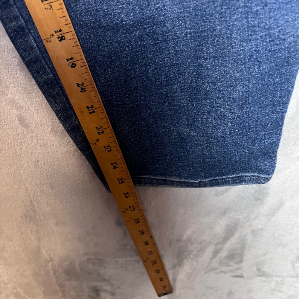Democracy Ab-solution High Rise Barrel Leg Jeans Medium Wash Blue Size 12 - Picture 5 of 13
